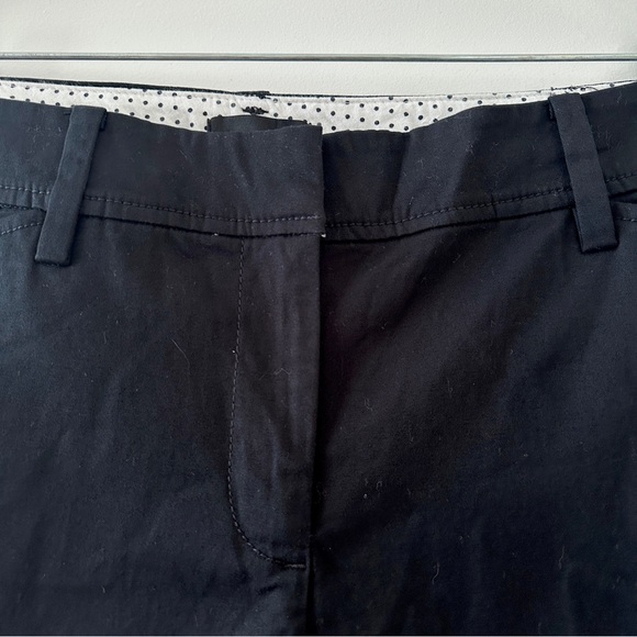 Talbots Black Perfect Short 13” Women's Size 4 Preppy Chino Classic Modest - Picture 5 of 14